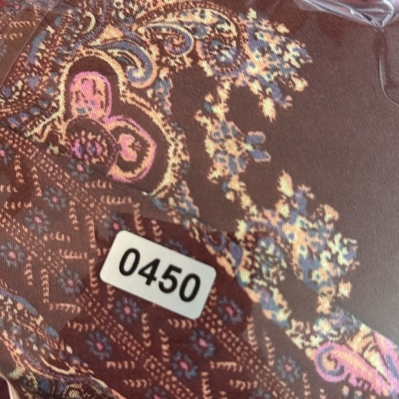 Free People Girl Talk Printed Tunic Top in Maroon Size XS - Picture 12 of 12